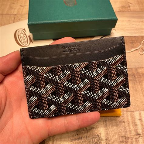 goyard folding card holder|Goyard saint sulpice card holder.